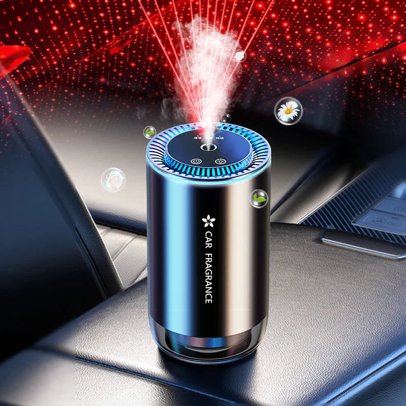 Car Perfume Aroma Diffuser With RGB & Sky Light Projection