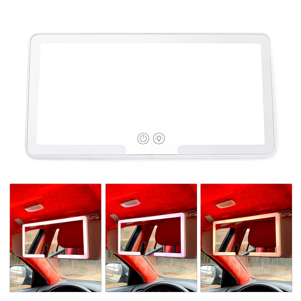 Car Sun Visor Mirror with Led Lights