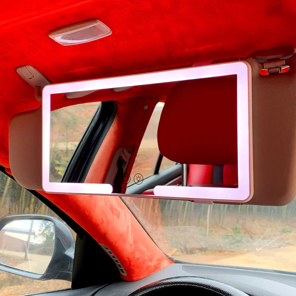 Car Sun Visor Mirror with Led Lights